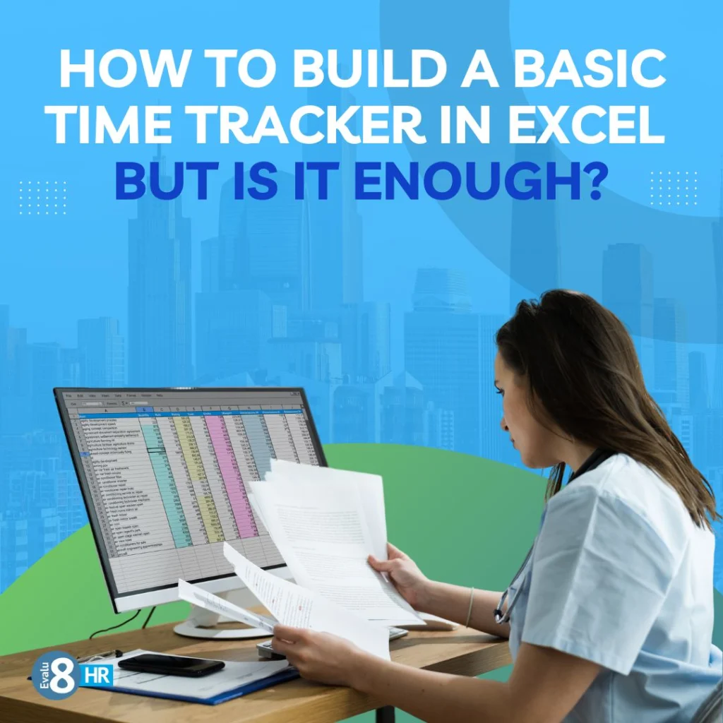 Professional making a basic time and attendance system created in Excel.